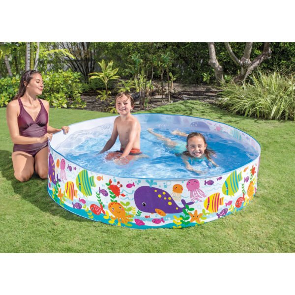 Alberca Rígida para Niños con Diseño Marino