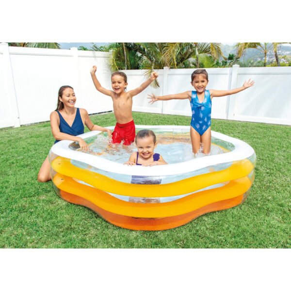 Alberca Inflable para Niños Summer Colors Anaranjada
