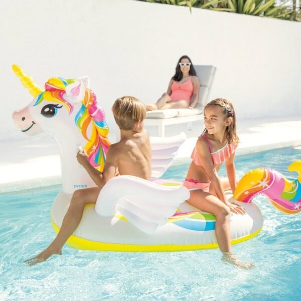 Figura unicornio hinchables Intex 201x140x97 cm