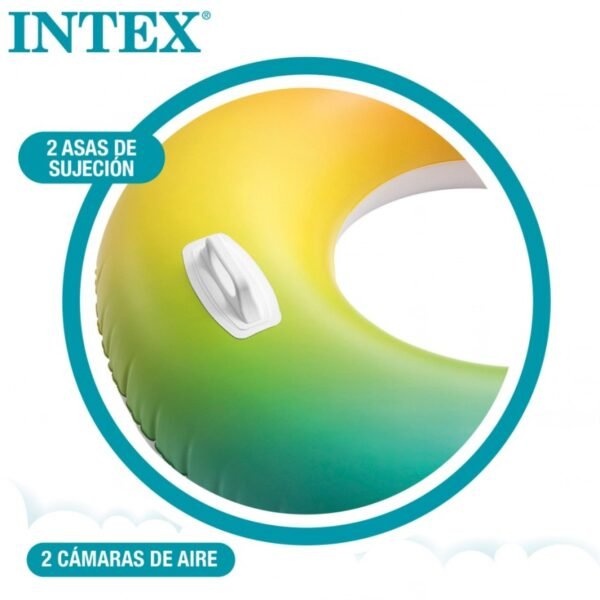 Flotador redondo  INTEX Rainbow 122 cm - Imagen 2