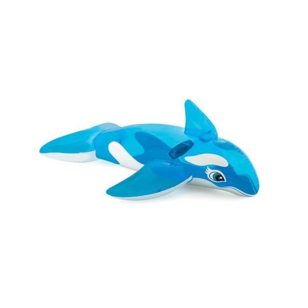 Montable Inflable de Ballena de Color Azul - Imagen 4