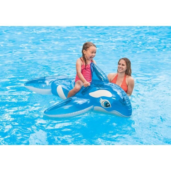 Montable Inflable de Ballena de Color Azul