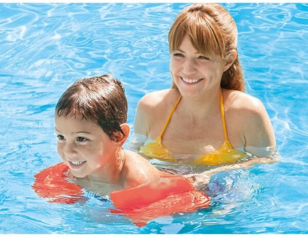 Brazaletes inflables INTEX® 19x19 cm – Naranja (3 a 6 años)