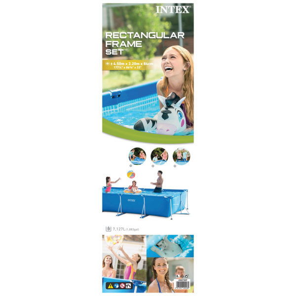 Piscina desmontable INTEX Metal Frame 4 metros - Imagen 3