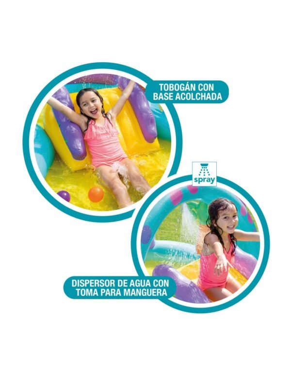 CENTRO JUEGOS HINCHABLE INTEX DINOS 302X229X112 CM - 280 L - Imagen 2