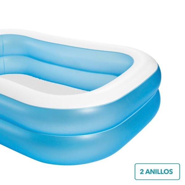 Piscina Familiar Hinchable Rectangular — 203x152x48 cm | 540 L - Imagen 6