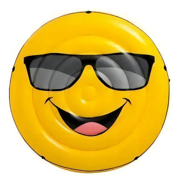 Isla Flotante Colchoneta Inflable Emoticón Cara Feliz INTEX® - Imagen 5