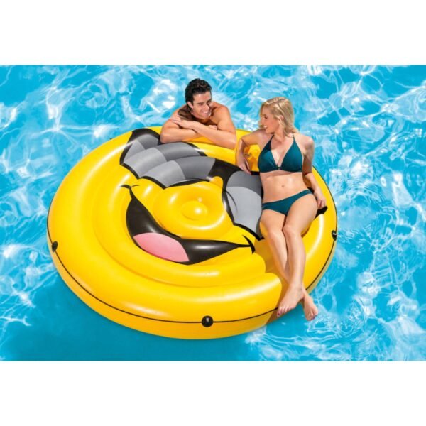 Isla Flotante Colchoneta Inflable Emoticón Cara Feliz INTEX® - Imagen 2