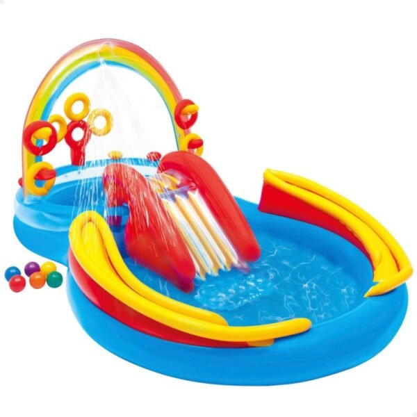 CENTRO JUEGOS HINCHABLE INTEX ARCOIRIS 297X193X135 CM - 428L - Imagen 4
