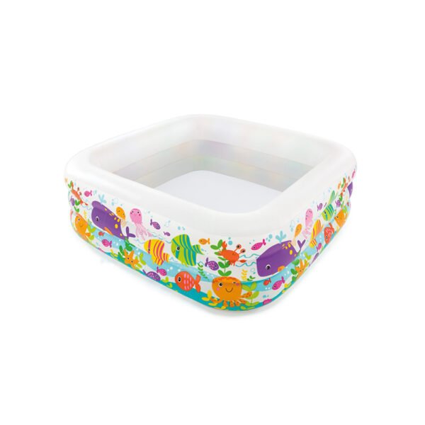 PISCINA HINCHABLE INTEX SEA AQUARIUM 159X159X50 CM, CAPACIDAD 340 LITROS. - Imagen 5