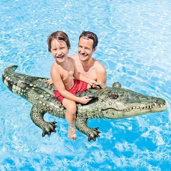 Montable Inflable Cocodrilo Impresión Realista INTEX®