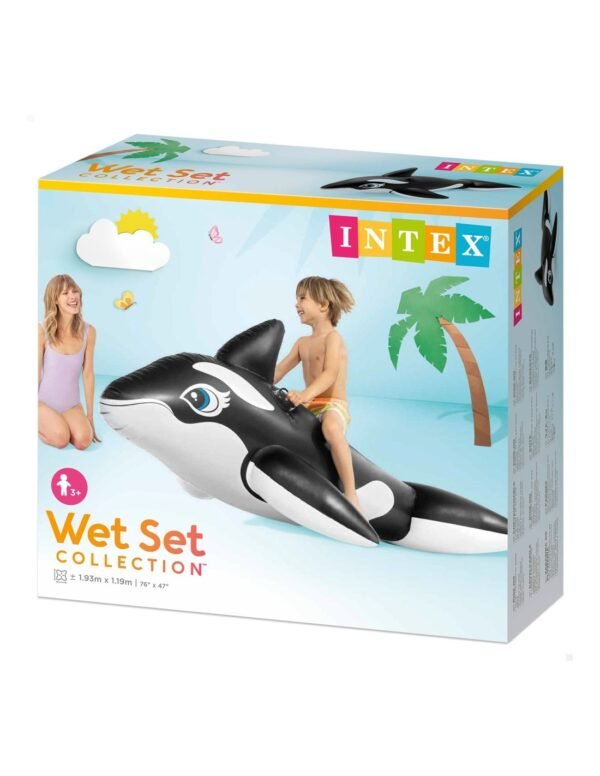 Montable Inflable Ballena Negra INTEX® - Imagen 2