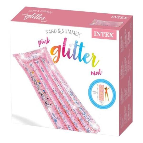 Colchón Inflable Rosa con Glitter INTEX® - Imagen 3