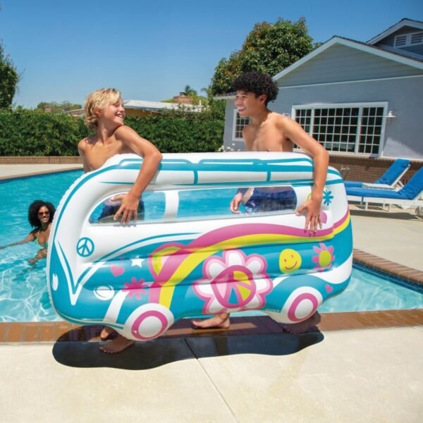 Colchoneta Inflable Furgoneta Hippie INTEX® — Estilo Retro