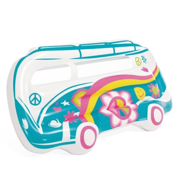 Colchoneta Inflable Furgoneta Hippie INTEX® — Estilo Retro - Imagen 2