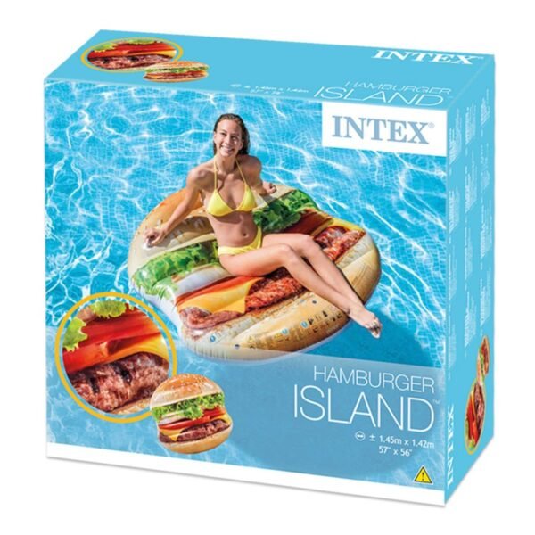 Colchoneta Inflable Hamburguesa INTEX® — Impresión Realista - Imagen 3