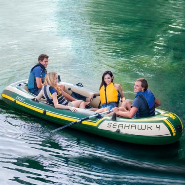 Barco hinchable Seahawk 4 Intex Sport Series 351x145x48 cm