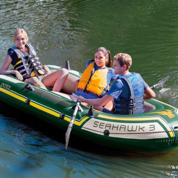 Barca hinchable INTEX® Seahawk 3 – Sport Series 295x137x43 cm con remos