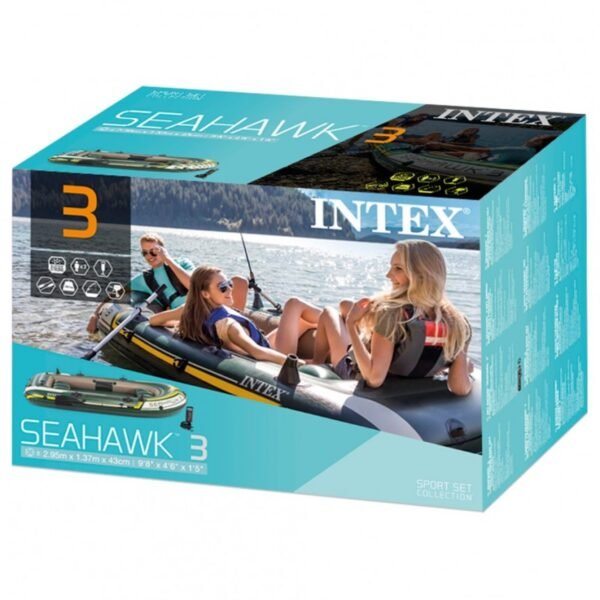 Barca hinchable INTEX® Seahawk 3 – Sport Series 295x137x43 cm con remos - Imagen 5